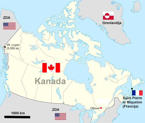 Map of Canada