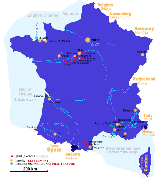 Map of France